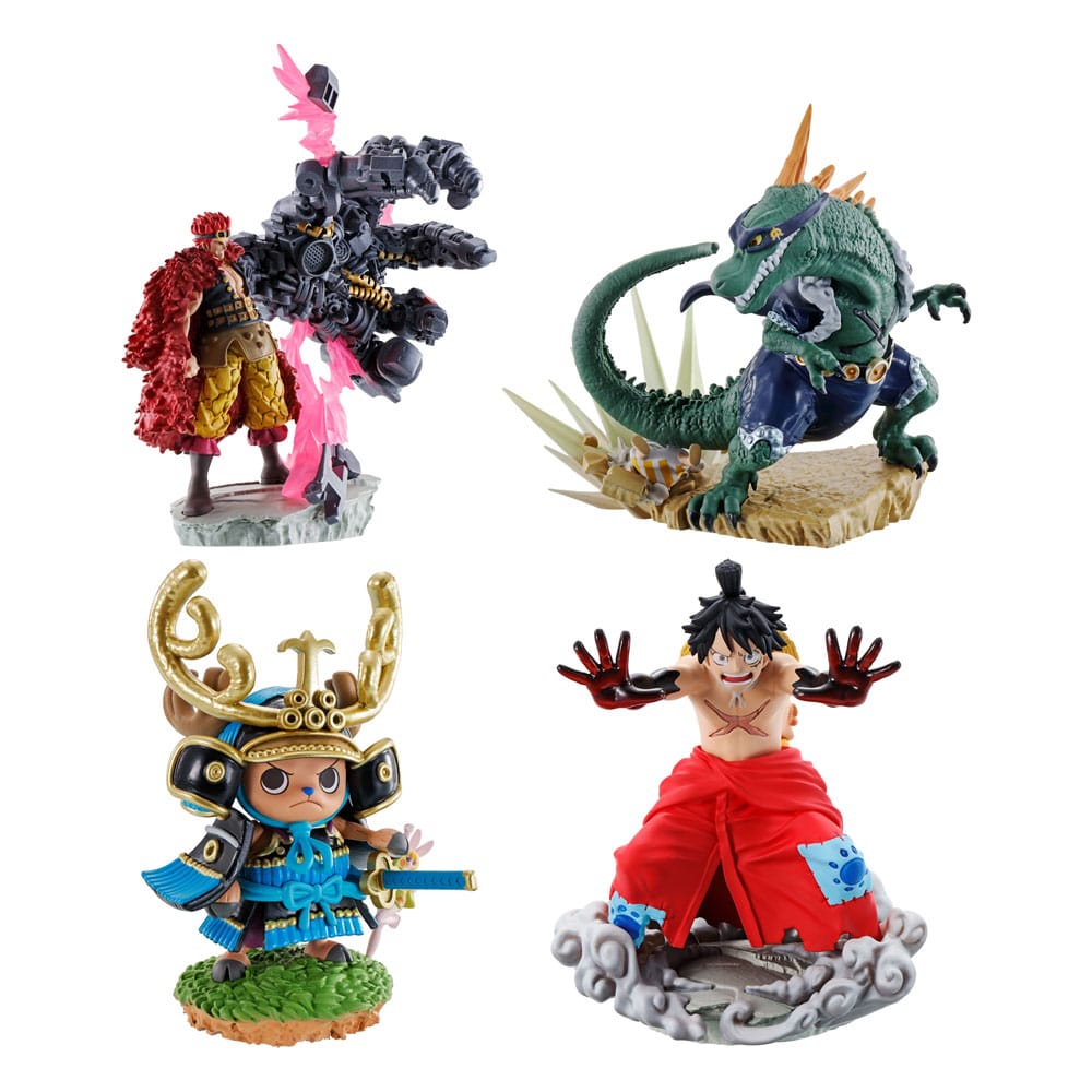 Megahouse One Piece Petitrama PVC Mini Statue Logbox Re Birth Wanokuni Vol. 2 Set 9 cm | Makochan