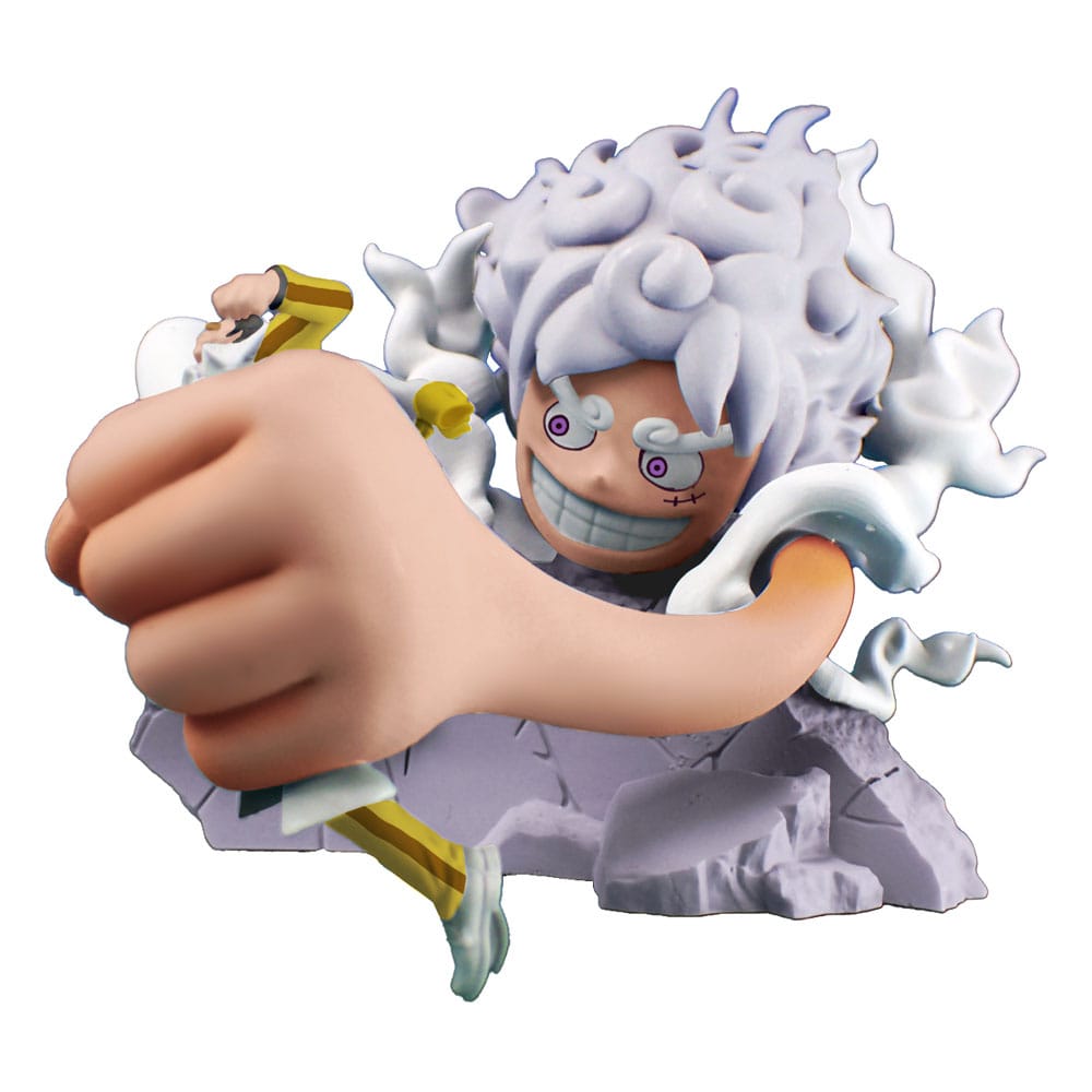 Megahouse One Piece Petitrama PVC Mini Statue Logbox Re Birth Egghead 4-Set 9 cm | Makochan