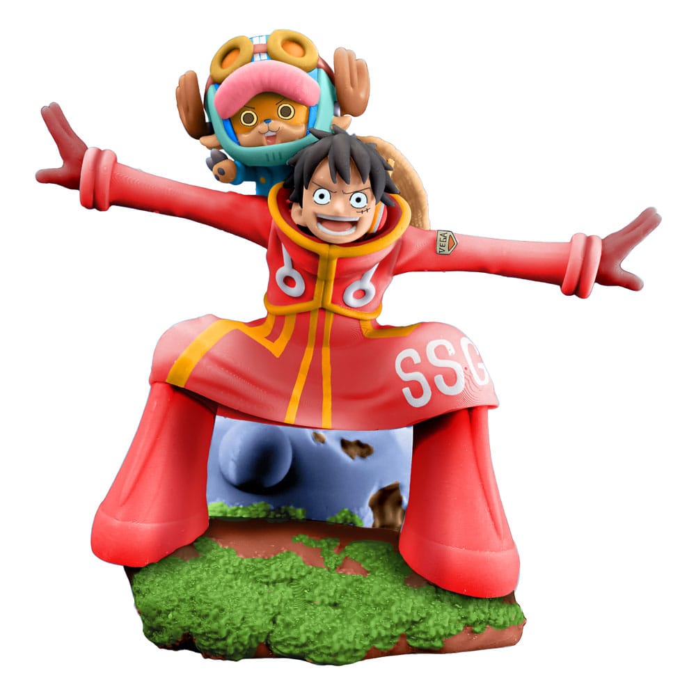Megahouse One Piece Petitrama PVC Mini Statue Logbox Re Birth Egghead 4-Set 9 cm | Makochan