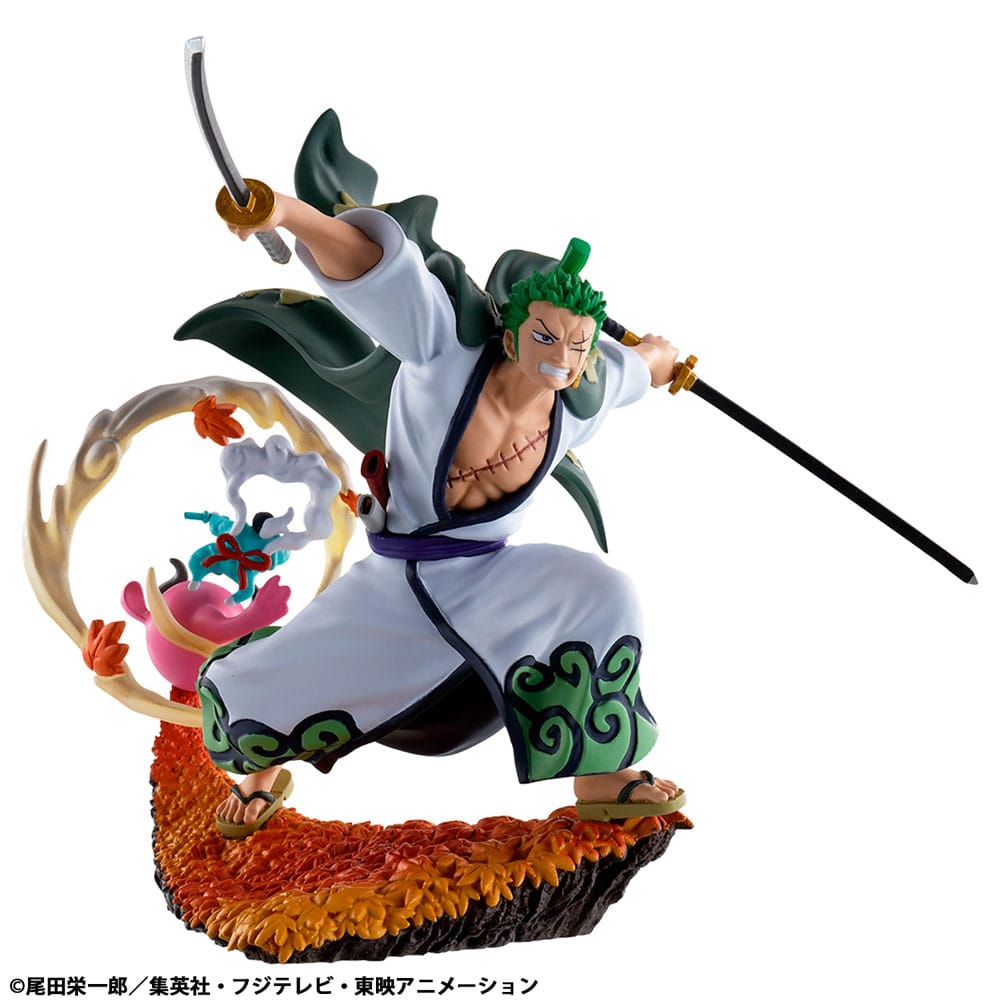 Megahouse One Piece Petitrama PVC Mini Statue Logbox Re Birth Wano Kuni Vol. 1 Set 9 cm | Makochan