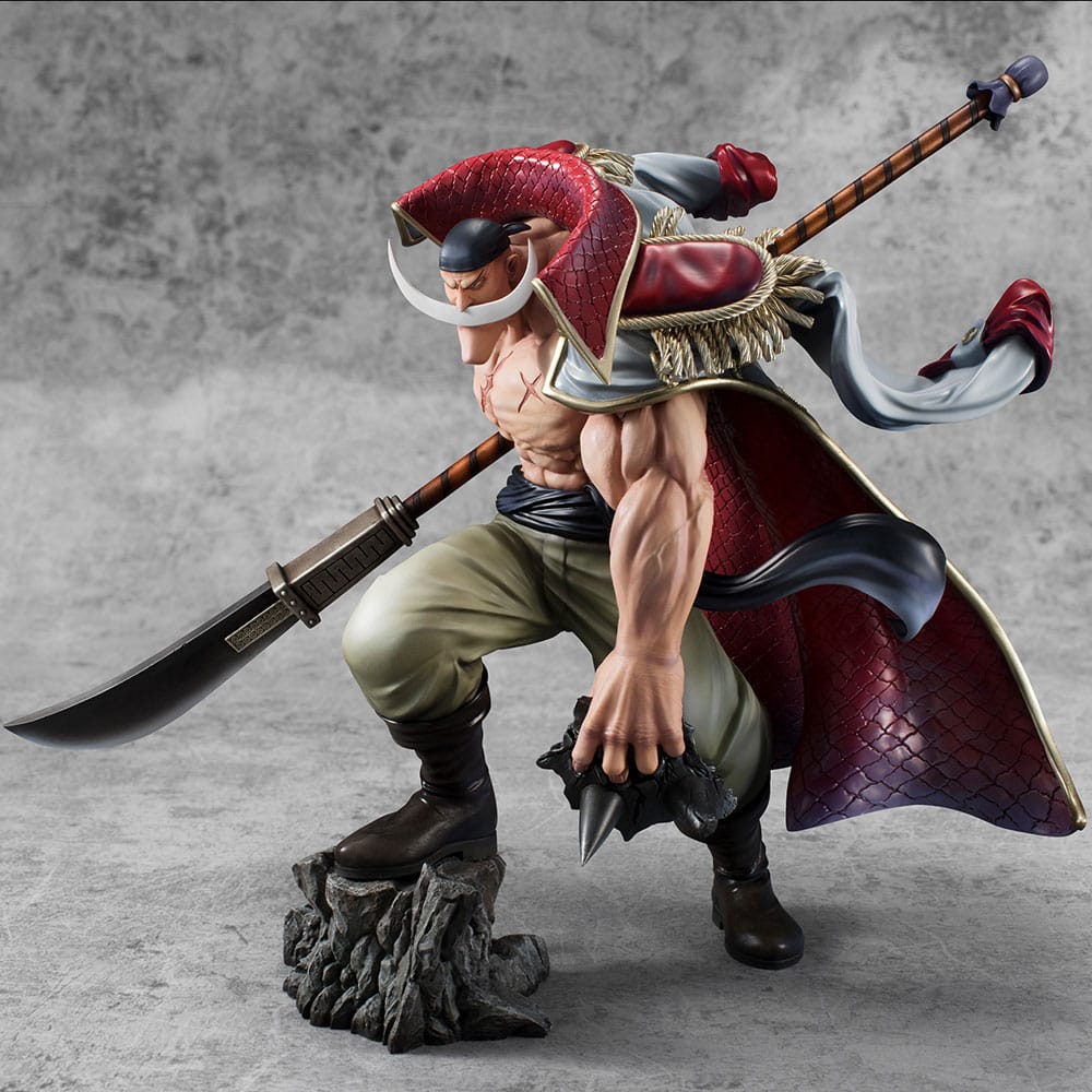 Megahouse One Piece P.O.P NEO-Maximum PVC Statue White Beard Edward Newgate Super Limited Reprint Ver. 30 cm | Makochan