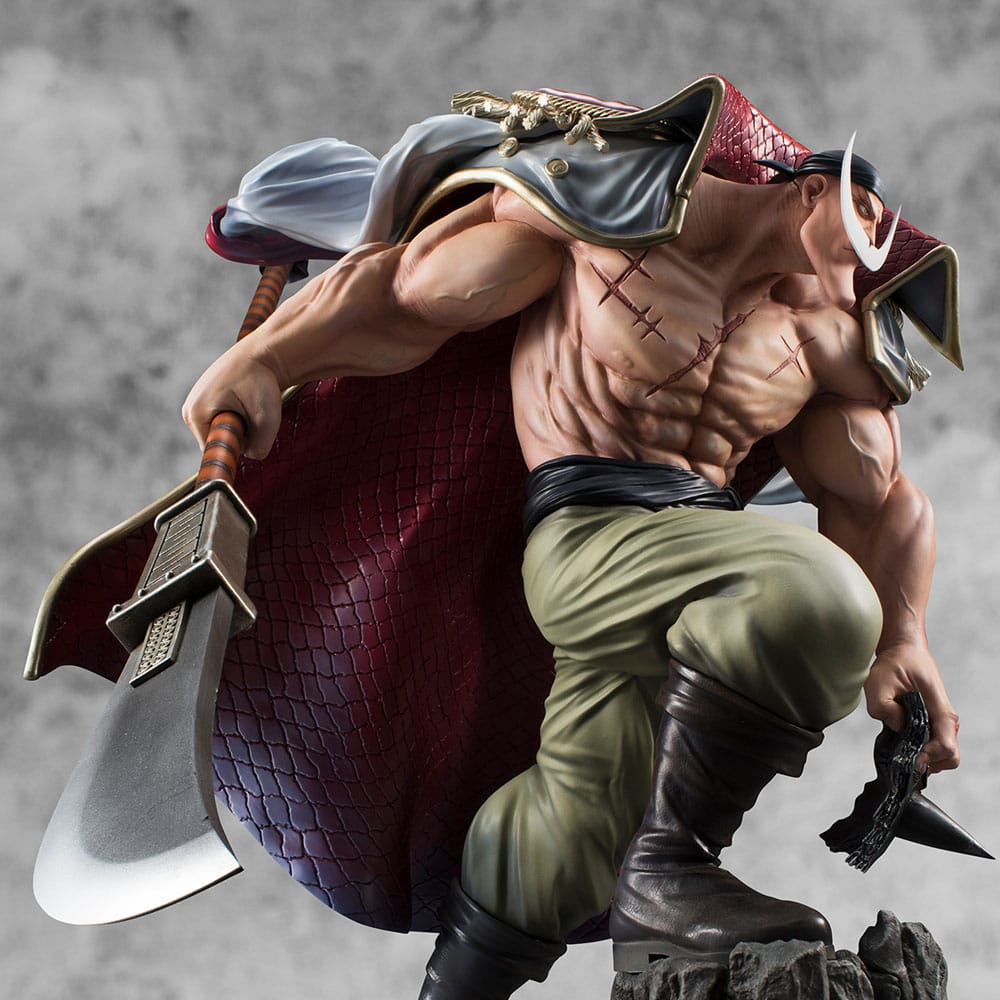 Megahouse One Piece P.O.P NEO-Maximum PVC Statue White Beard Edward Newgate Super Limited Reprint Ver. 30 cm | Makochan