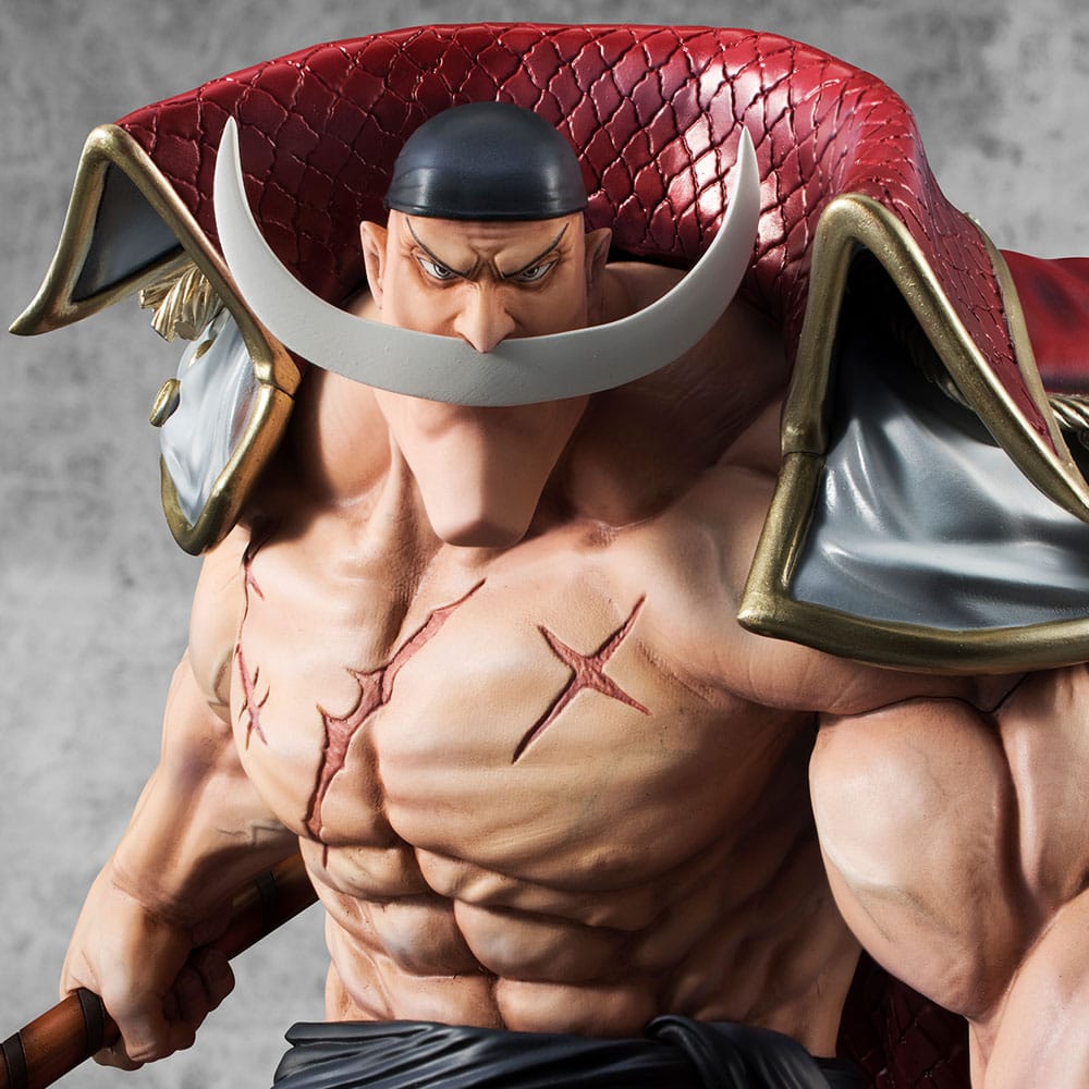 Megahouse One Piece P.O.P NEO-Maximum PVC Statue White Beard Edward Newgate Super Limited Reprint Ver. 30 cm | Makochan