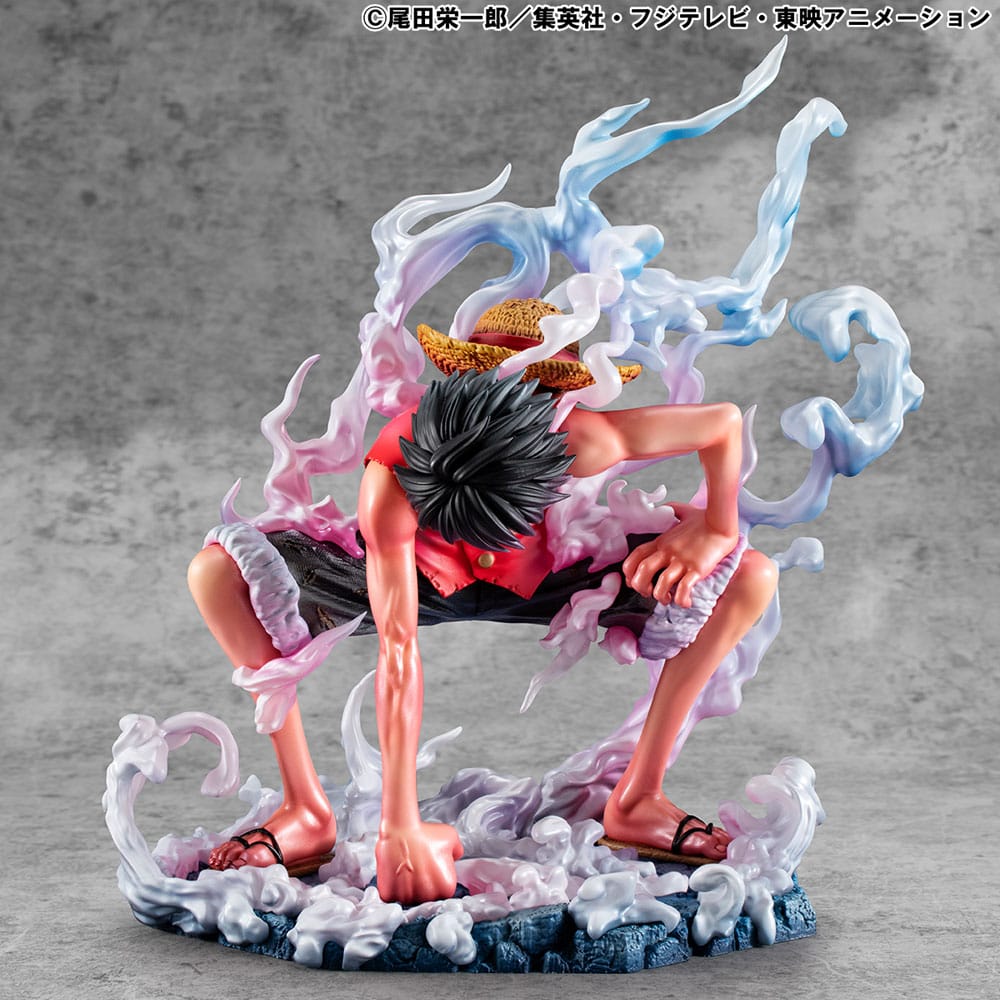 Megahouse One Piece P.O.P PVC Statue Monkey D. Luffy Gear 2 Limited Edition 19 cm | Makochan