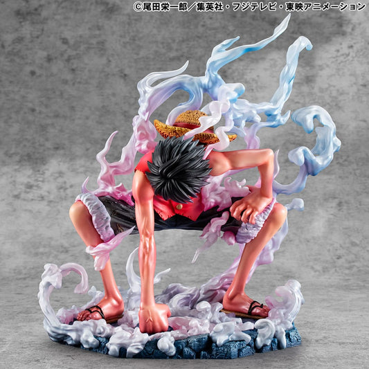 Megahouse One Piece P.O.P PVC Statue Monkey D. Luffy Gear 2 Limited Edition 19 cm | Makochan