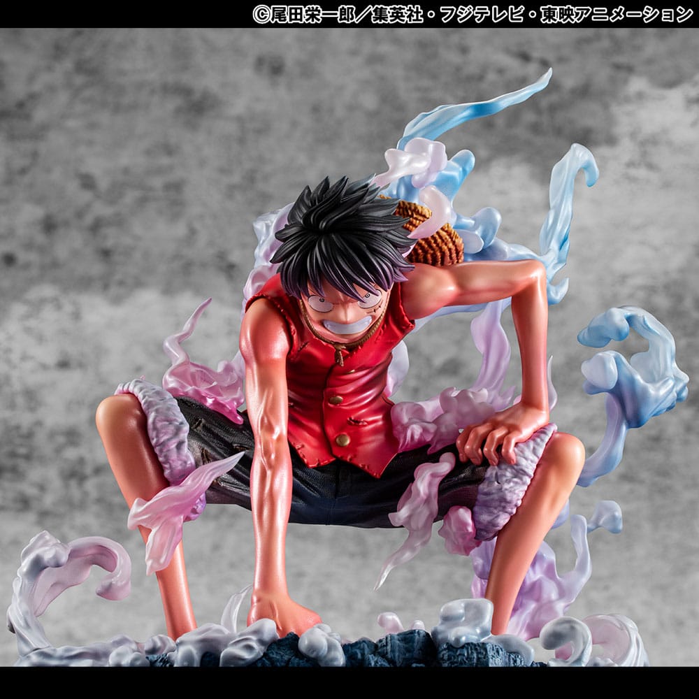 Megahouse One Piece P.O.P PVC Statue Monkey D. Luffy Gear 2 Limited Edition 19 cm | Makochan