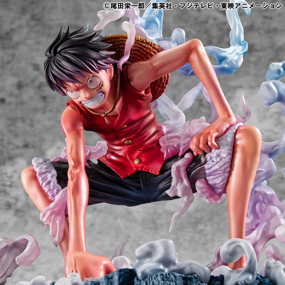 Megahouse One Piece P.O.P PVC Statue Monkey D. Luffy Gear 2 Limited Edition 19 cm | Makochan