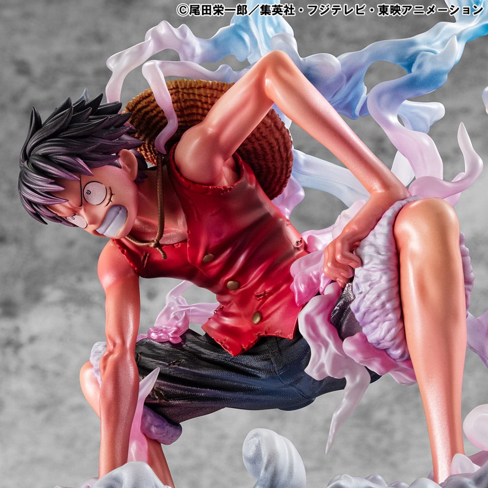 Megahouse One Piece P.O.P PVC Statue Monkey D. Luffy Gear 2 Limited Edition 19 cm | Makochan