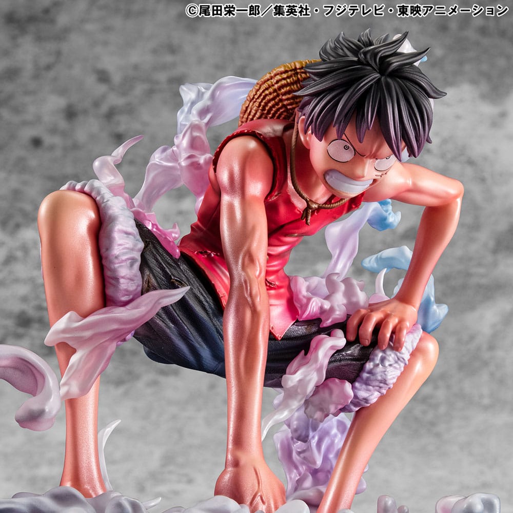 Megahouse One Piece P.O.P PVC Statue Monkey D. Luffy Gear 2 Limited Edition 19 cm | Makochan