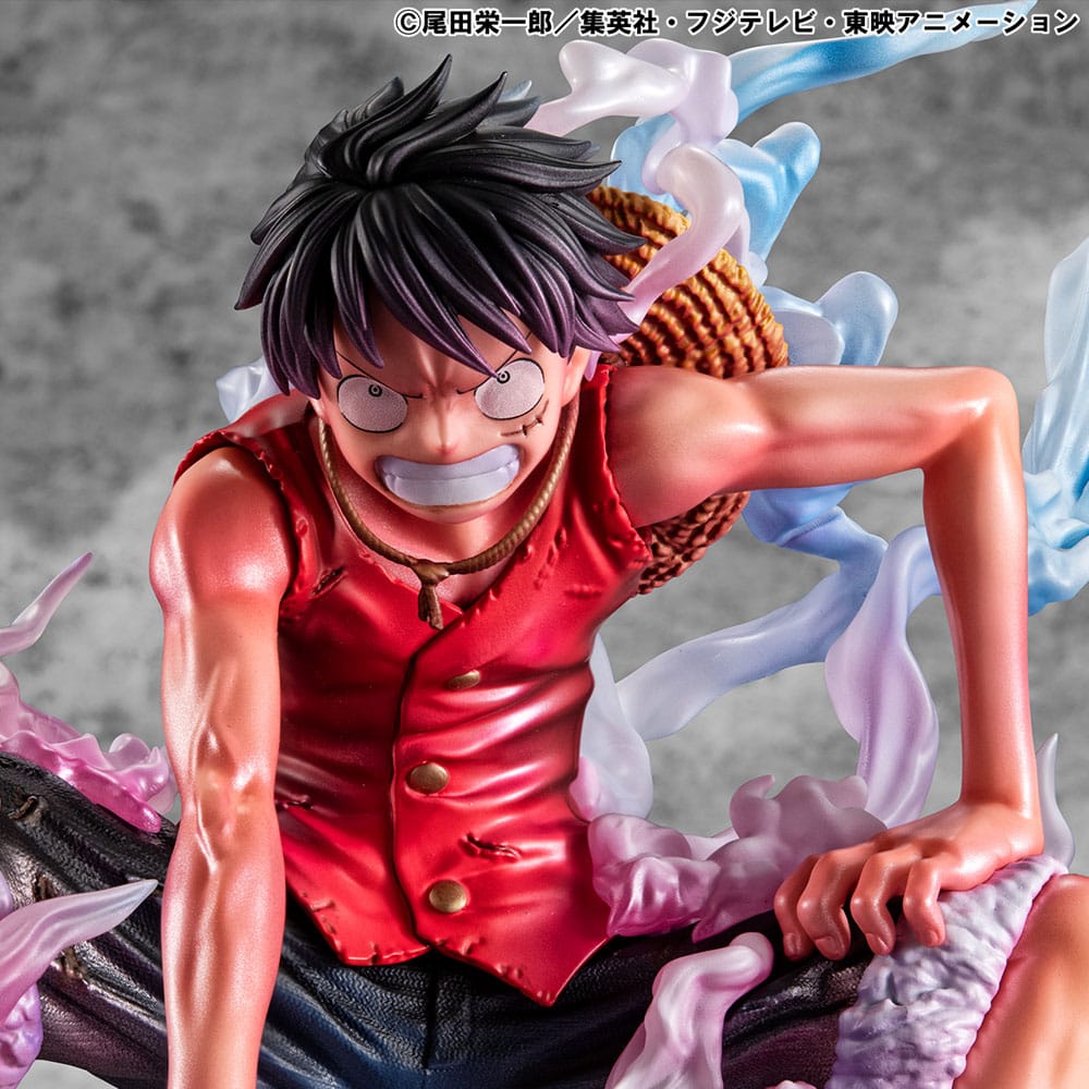 Megahouse One Piece P.O.P PVC Statue Monkey D. Luffy Gear 2 Limited Edition 19 cm | Makochan