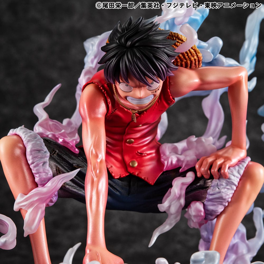 Megahouse One Piece P.O.P PVC Statue Monkey D. Luffy Gear 2 Limited Edition 19 cm | Makochan