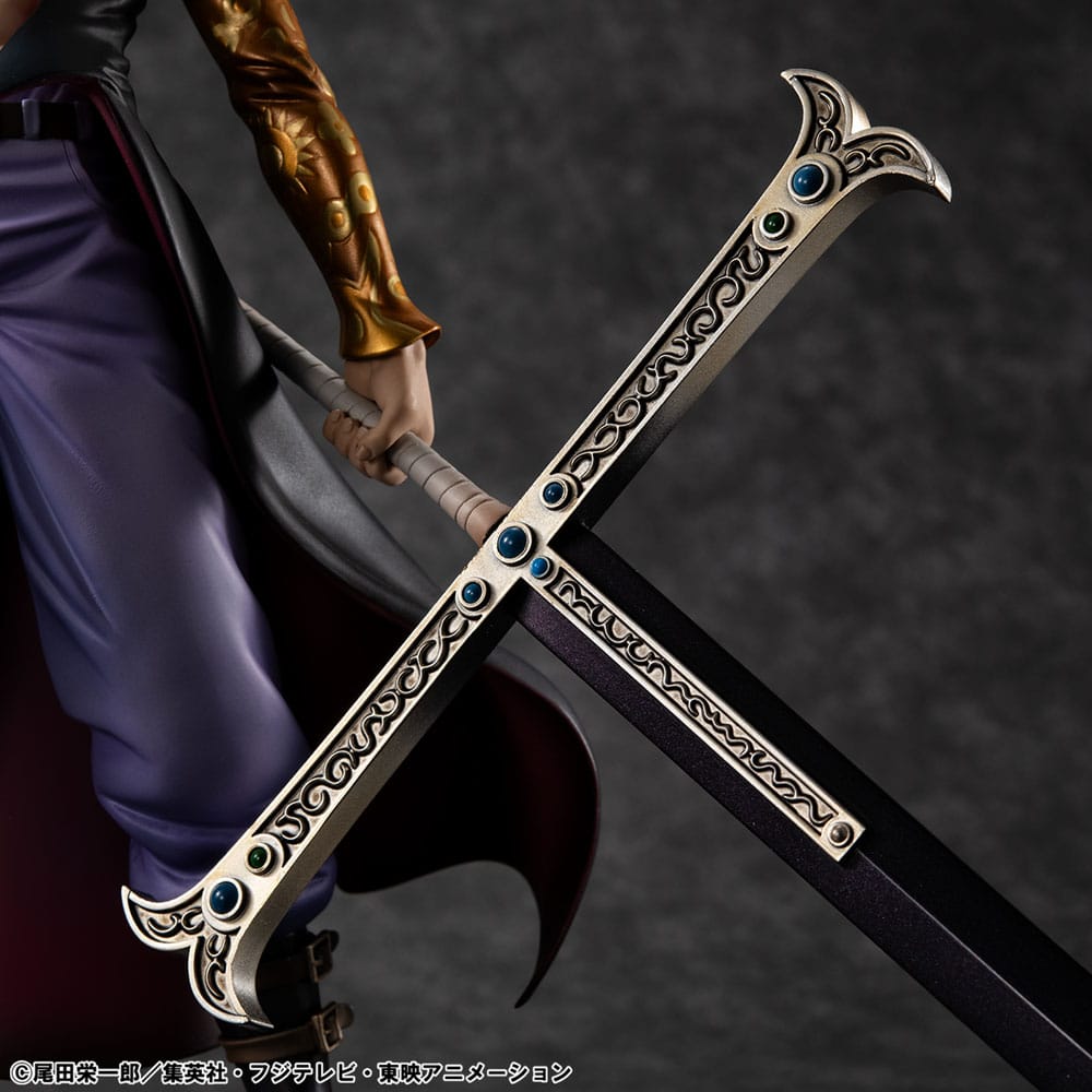 Megahouse One Piece P.O.P SA-MAXIMUM PVC Statue Hawk Eye Dracule Mihawk Ver. R 29 cm | Makochan