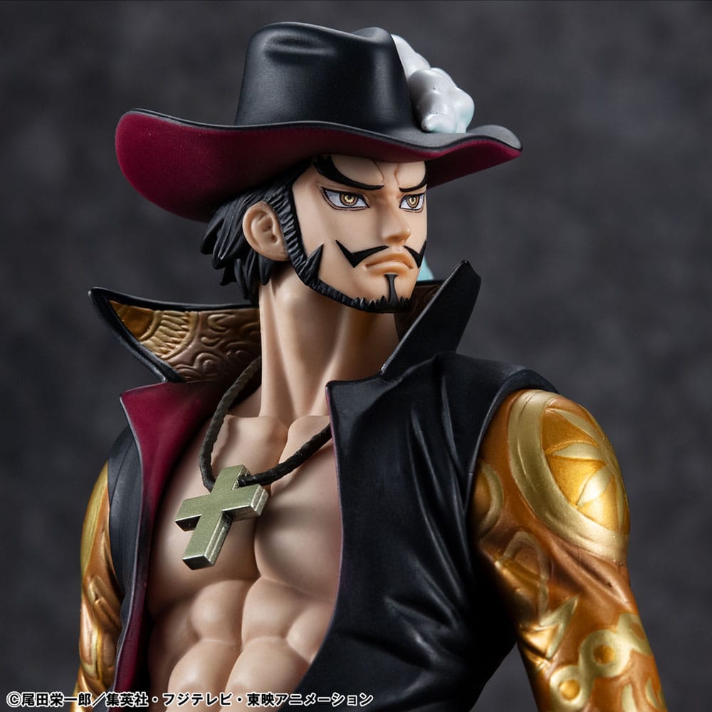 Megahouse One Piece P.O.P SA-MAXIMUM PVC Statue Hawk Eye Dracule Mihawk Ver. R 29 cm | Makochan