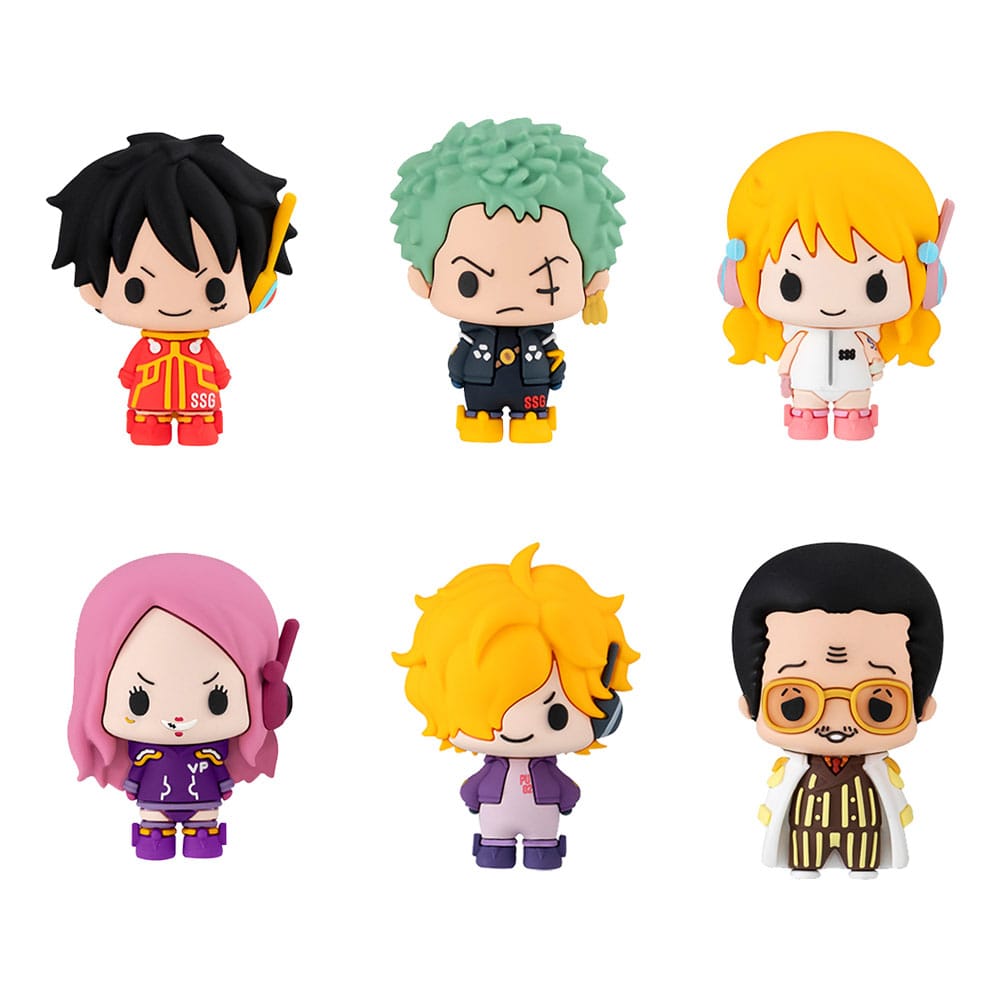 Megahouse One Piece Chokorin Mascot Series Trading Figure 6-Pack Egghead Ver. 5 cm | Makochan