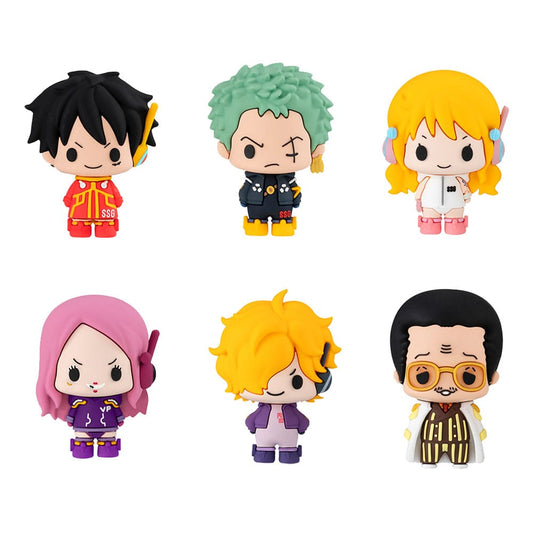 Megahouse One Piece Chokorin Mascot Series Trading Figure 6-Pack Egghead Ver. 5 cm | Makochan
