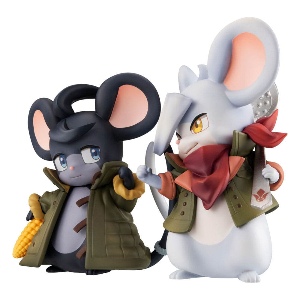 Megahouse Mobile Suit Gundam Iron-Blooded Orphans PVC Statues Orphanchu of Block 3 Mikatsuki & Orga 10th Anniversary 12 cm