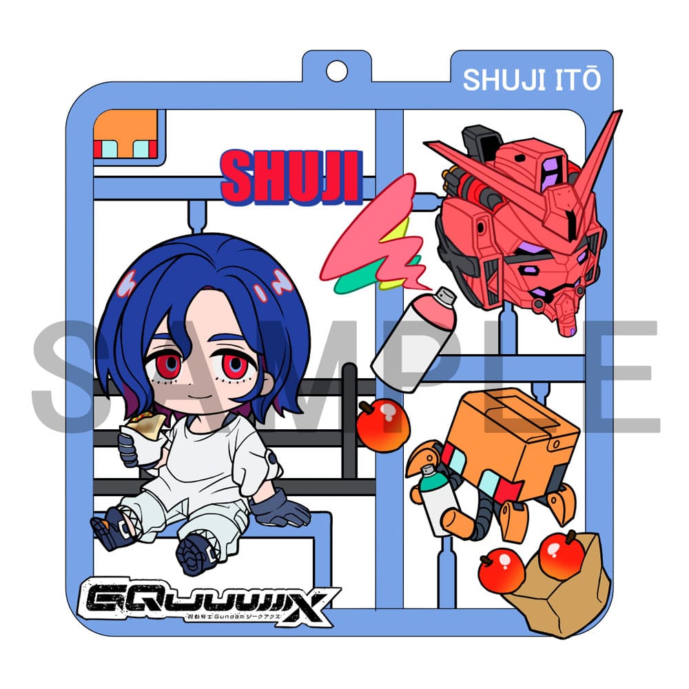 Megahouse Mobile Suit Gundam GQuuuuuuX Plat Collection Keychain Assortment (4) | Makochan