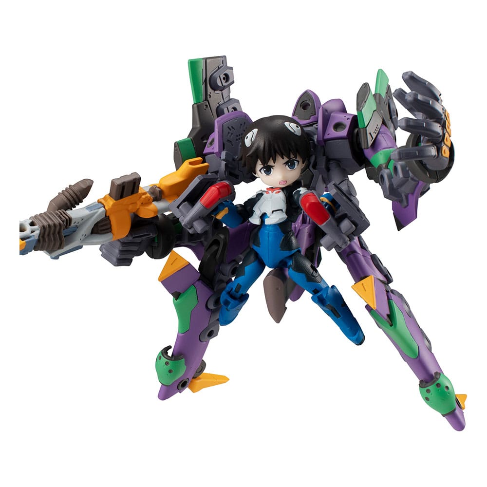 Megahouse Evangelion Desktop Army Figure Shinji Ikari & Evangelion No. 1 New Theatrical Edition 15 cm | Makochan