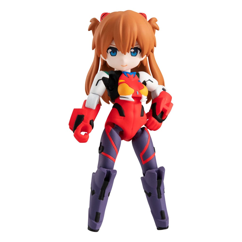 Megahouse Evangelion Desktop Army Figures Shikinami Asuka Langley & Evangelion 2 8 - 15 cm | Makochan