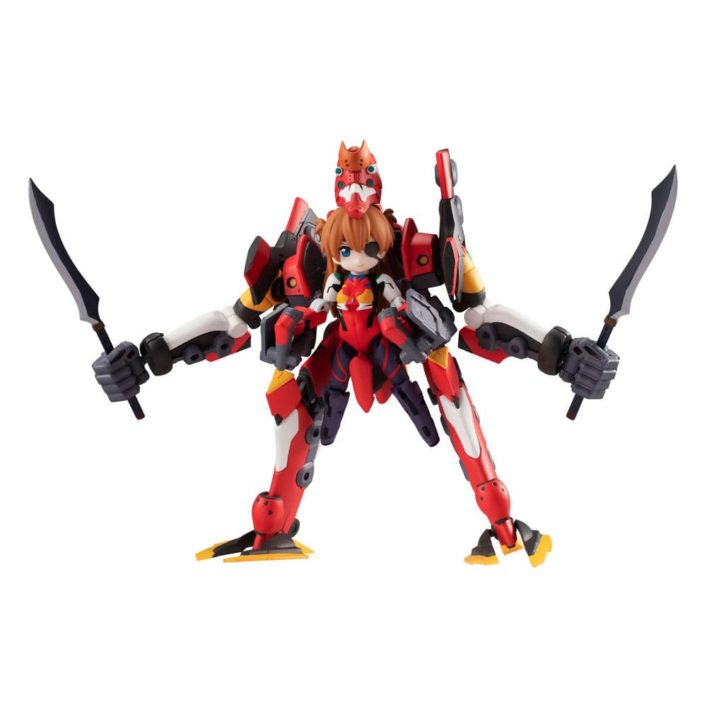 Megahouse Evangelion Desktop Army Figures Shikinami Asuka Langley & Evangelion 2 8 - 15 cm | Makochan