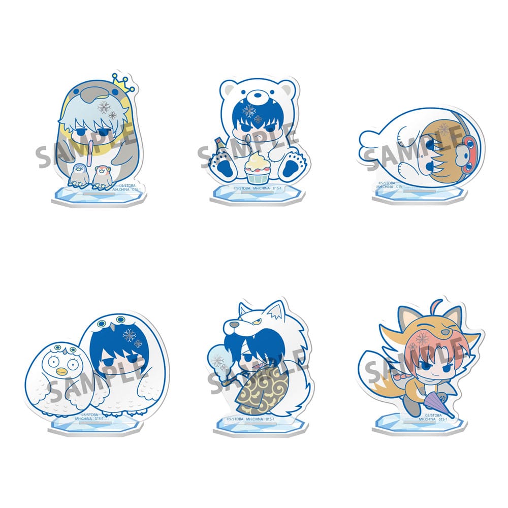 Megahouse Gintama Acrylic Figure Prince Hata & Animals of Ice 6 cm Display (6) | Makochan