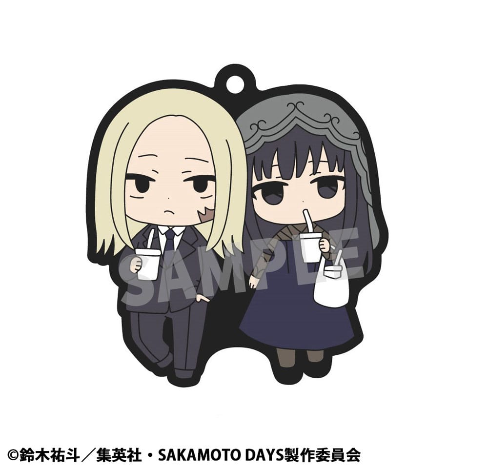 Megahouse Sakamoto Days Rubber Mascot Buddycolle Rubber Charms Vol. 2 7 cm Assortment (6) | Makochan