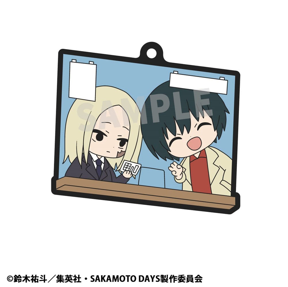 Megahouse Sakamoto Days Rubber Mascot Buddycolle Rubber Charms Vol. 2 7 cm Assortment (6) | Makochan