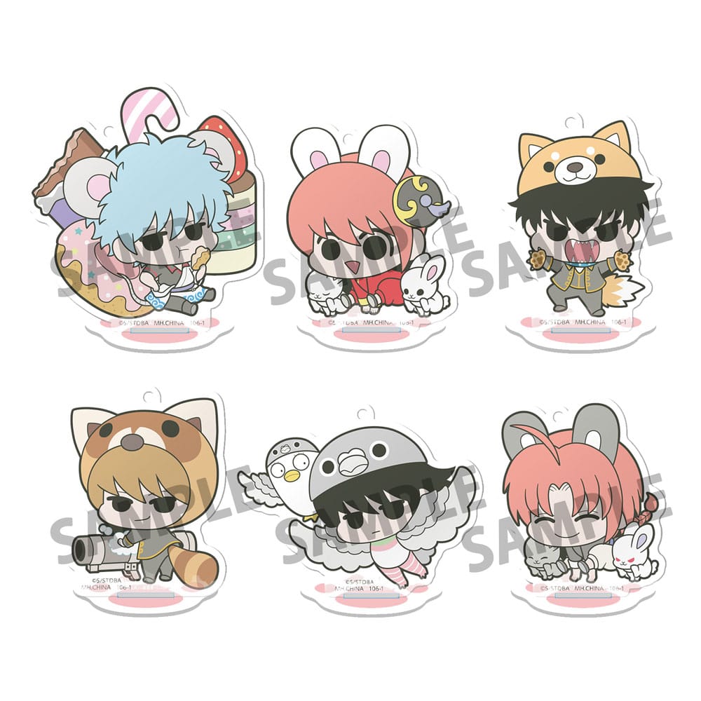 Megahouse Gintama Acrylic Figure Prince Hata & Animal Paradise 6 cm Display (6) | Makochan