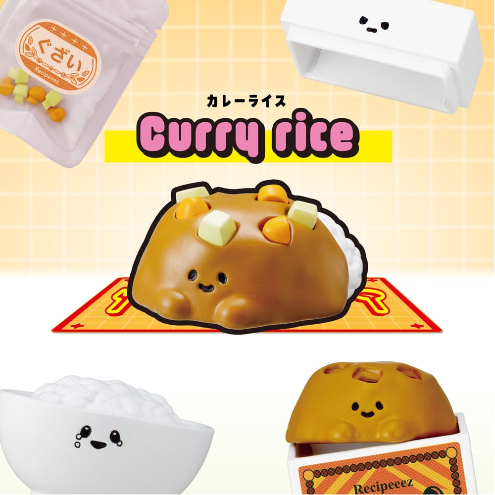 Megahouse Recipeeez Mini Figure Menu 01 3 cm Assortment (4) | Makochan