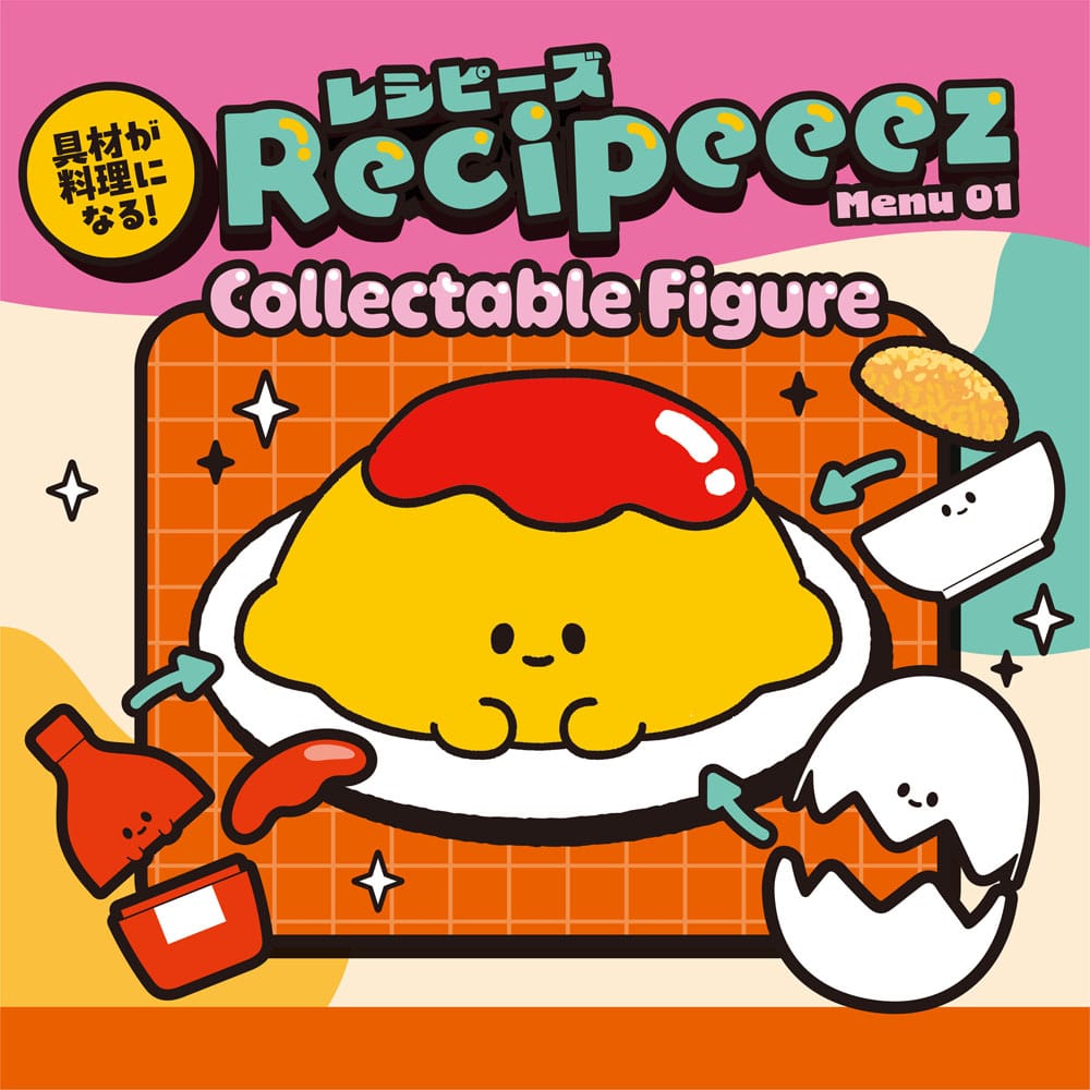 Megahouse Recipeeez Mini Figure Menu 01 3 cm Assortment (4) | Makochan