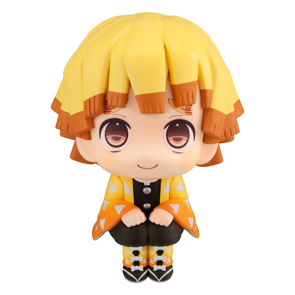 Megahouse Demon Slayer Kimetsu no Yaiba Look Up PVC Statue Zenitsu Agatsuma Smile Ver. 11 cm | Makochan