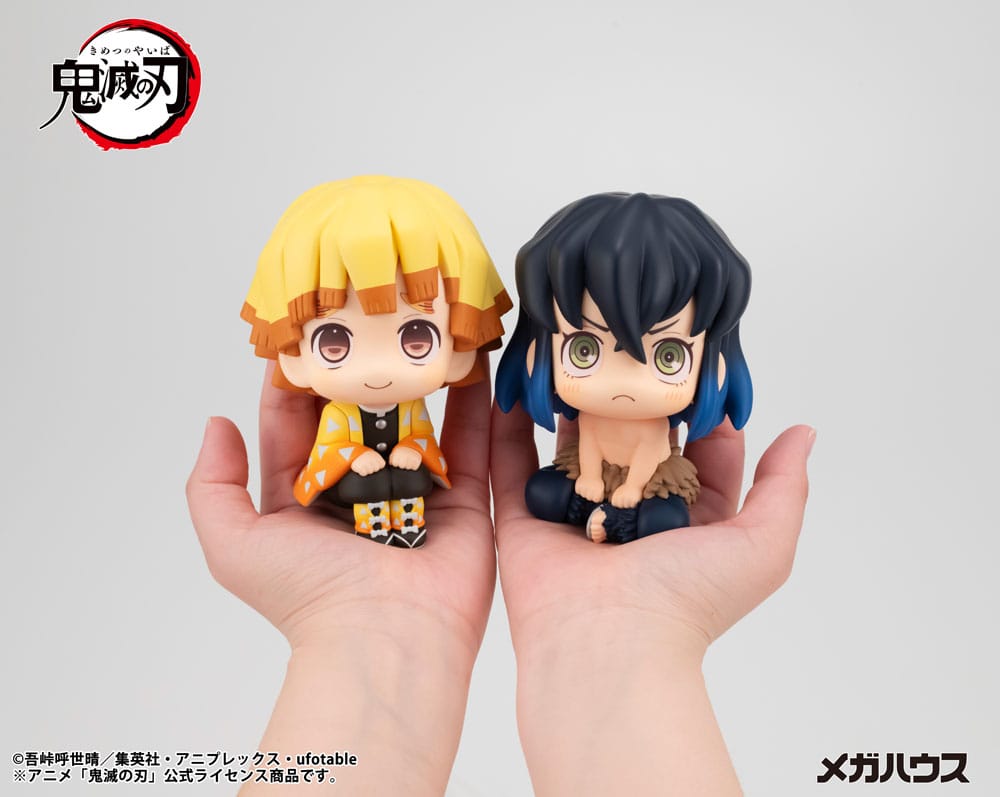 Megahouse Demon Slayer Kimetsu no Yaiba Look Up PVC Statue Zenitsu Agatsuma Smile Ver. 11 cm | Makochan