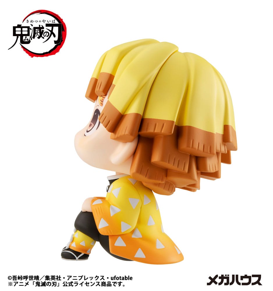 Megahouse Demon Slayer Kimetsu no Yaiba Look Up PVC Statue Zenitsu Agatsuma Smile Ver. 11 cm | Makochan