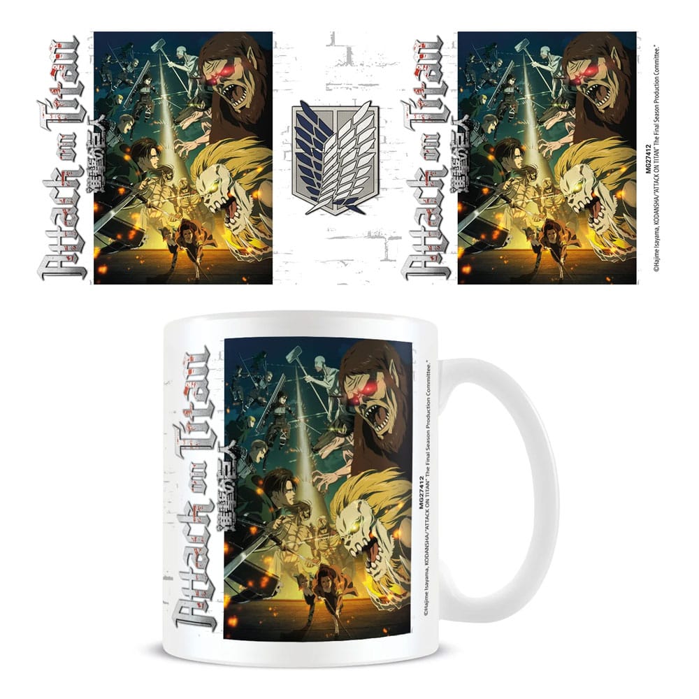 Pyramid International Attack on Titan Mug Special Ops Squad vs Titans | Makochan