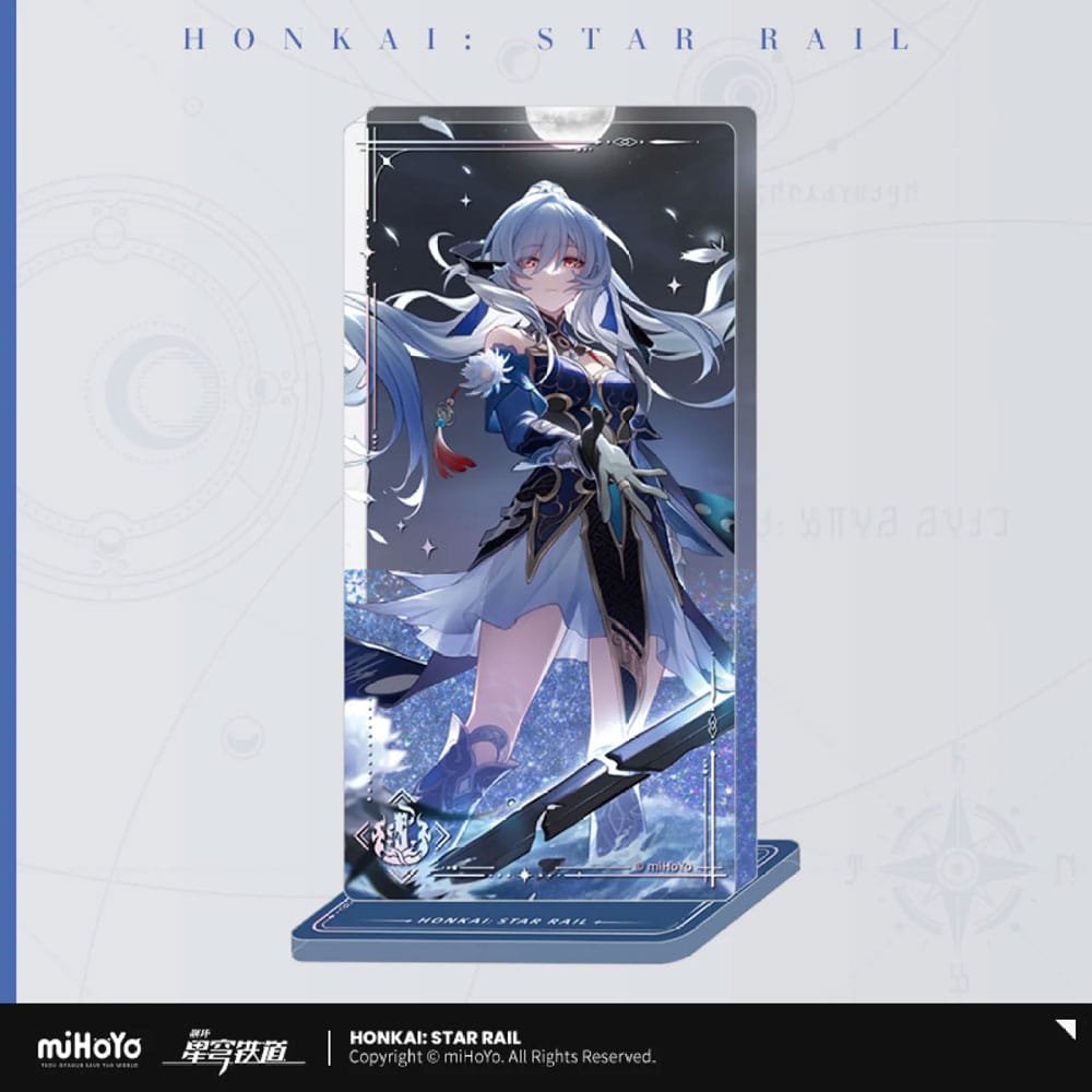 MiHoYo Honkai: Star Rail Light Cone Acryl Ornament with Glitter: Jingliu I shall be my own Sowrd 15 cm | Makochan