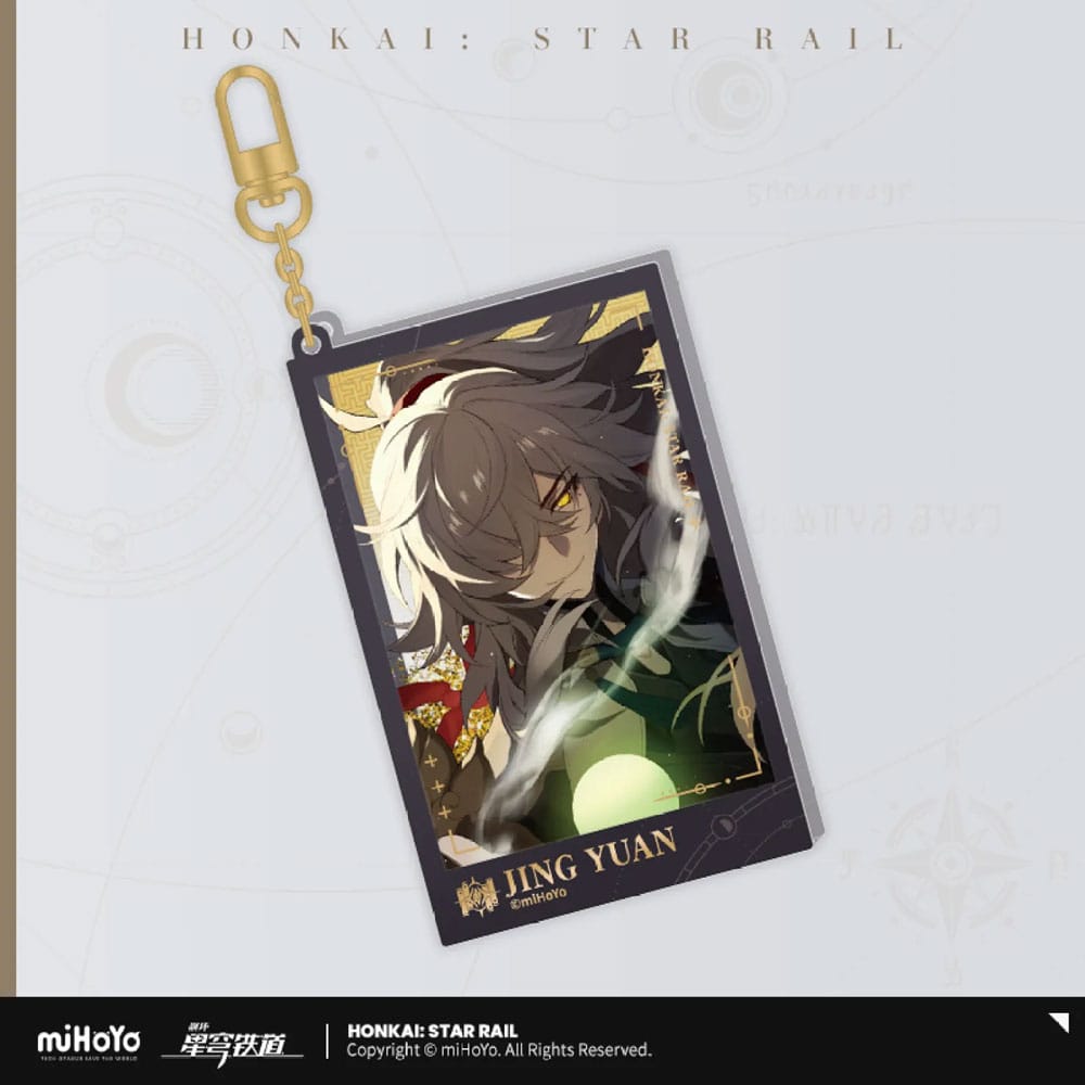 MiHoYo Honkai: Star Rail Countdown Departure Series Acrylic Keychain Jing Yuan Glitter 9 cm | Makochan