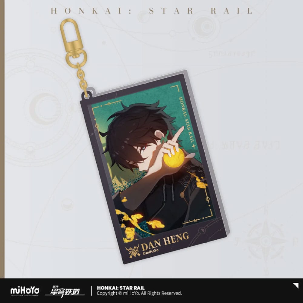 MiHoYo Honkai: Star Rail Countdown Departure Series Acrylic Keychain Dan Heng Glitter 9 cm | Makochan