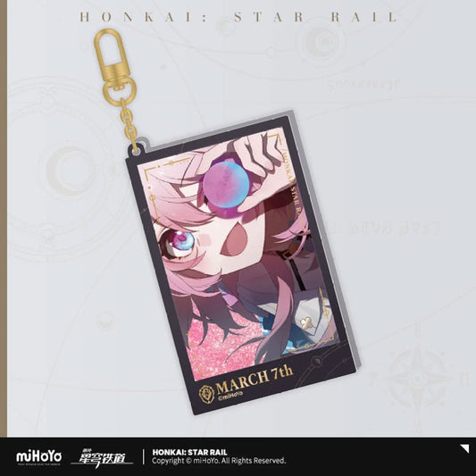 MiHoYo Honkai: Star Rail Countdown Departure Series Acrylic Keychain March 7th Glitter 9 cm | Makochan