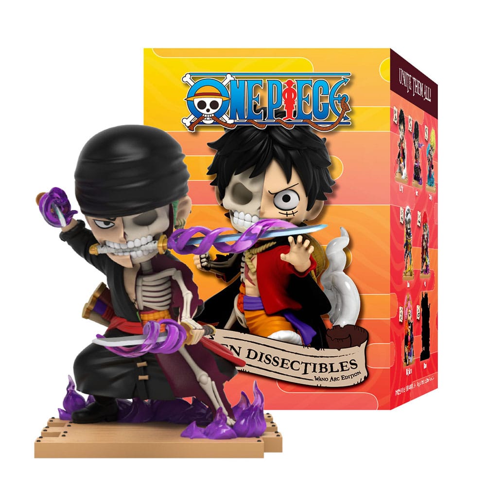 Mighty Jaxx One Piece: Freeny's Hidden Dissectibles Wano 4 inch Vinyl Figure Blind Box Display (6) | Makochan