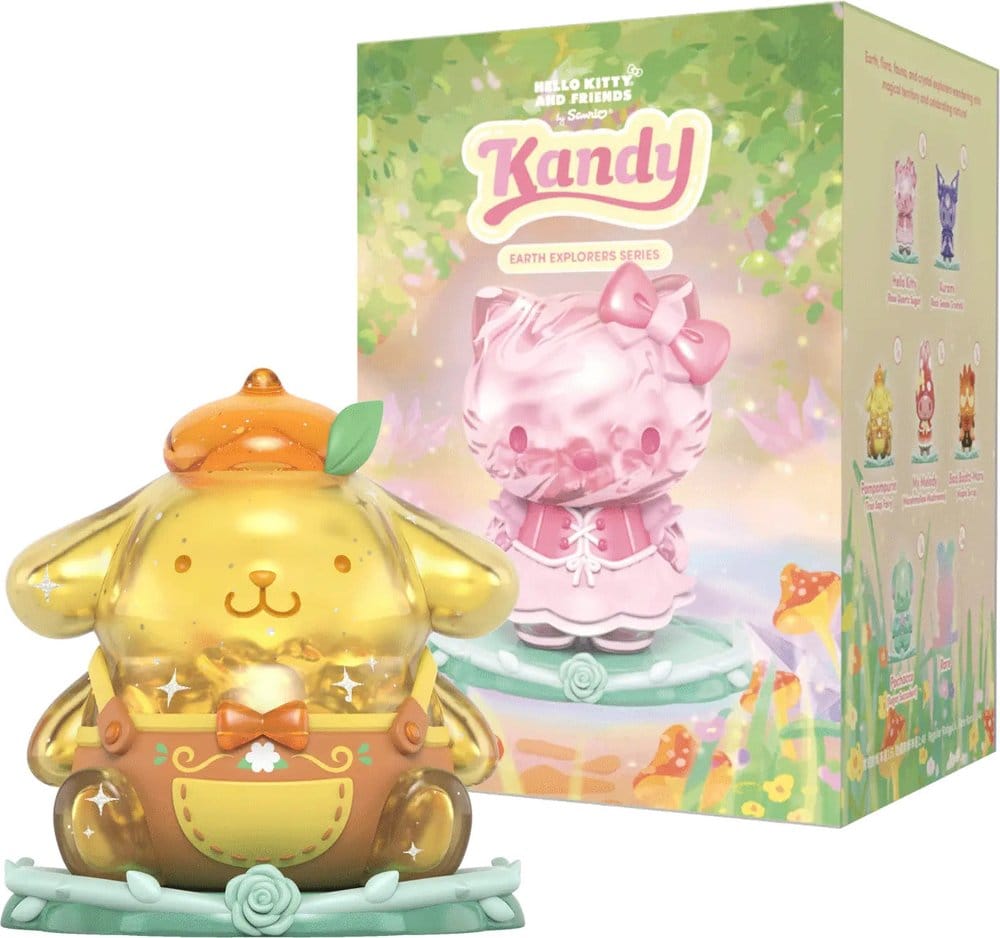 Mighty Jaxx Sanrio Earth Explorer Series Kandy 4 inch Vinyl Figure Blind Box Display (6) | Makochan