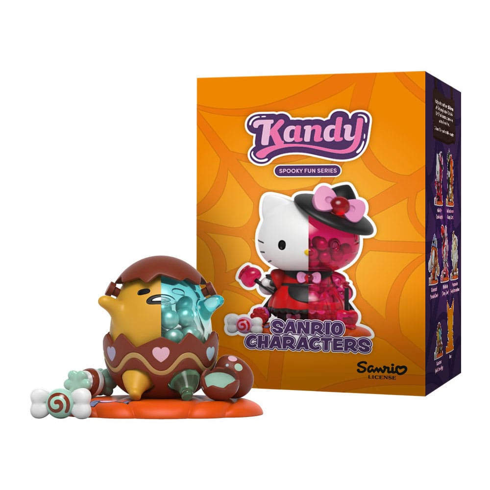 Mighty Jaxx Kandy x Sanrio Blind Box ft. Jason Freeny Collection Series 4 (Spooky Fun) Display (6) | Makochan