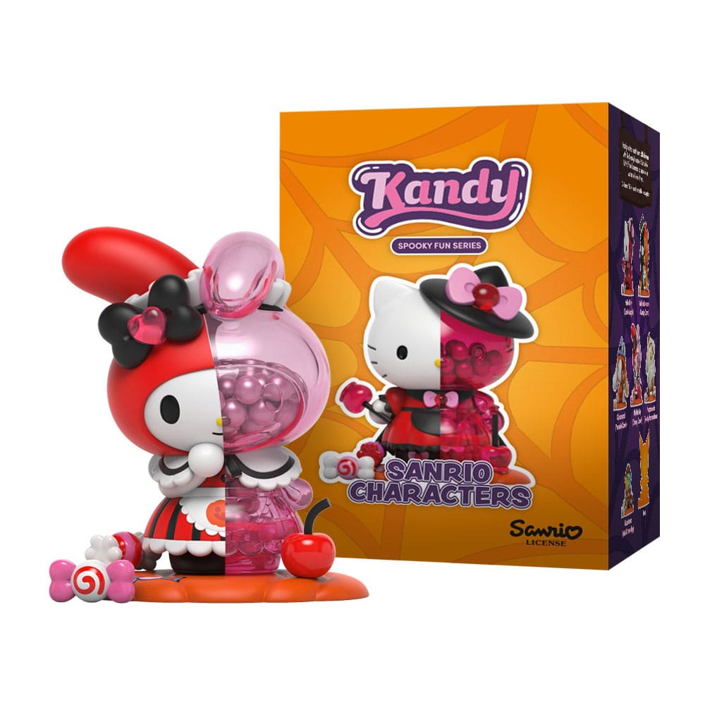 Mighty Jaxx Kandy x Sanrio Blind Box ft. Jason Freeny Collection Series 4 (Spooky Fun) Display (6) | Makochan