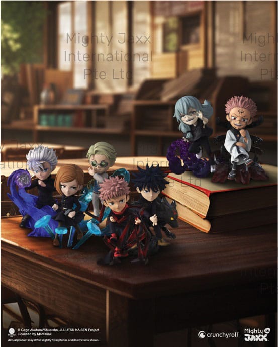 Mighty Jaxx Jujutsu Kaisen: Kwistal Fwendz - Battle Ready Series 4 inch Vinyl Figure Blind Box Assortment (6) | Makochan
