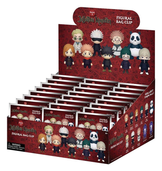 Monogram Int. Jujutsu Kaisen 3D PVC Bag Clips Serie 1 Display (24) | Makochan
