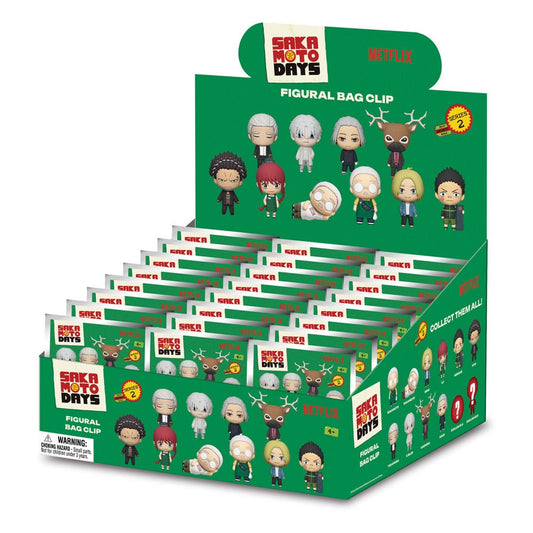 Monogram Int. Sakamoto Days 3D Foam Bag Clips Series 2 Display (24) | Makochan