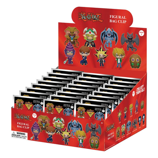 Monogram Int. Yu-Gi-Oh 3D PVC Bag Clips Series 1 Display (24) | Makochan