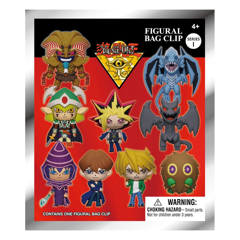 Monogram Int. Yu-Gi-Oh 3D PVC Bag Clips Series 1 Display (24) | Makochan