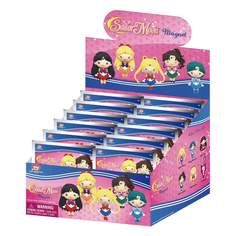 Monogram Int. Sailor Moon Magnets blind pack Series 1 Display (12) | Makochan