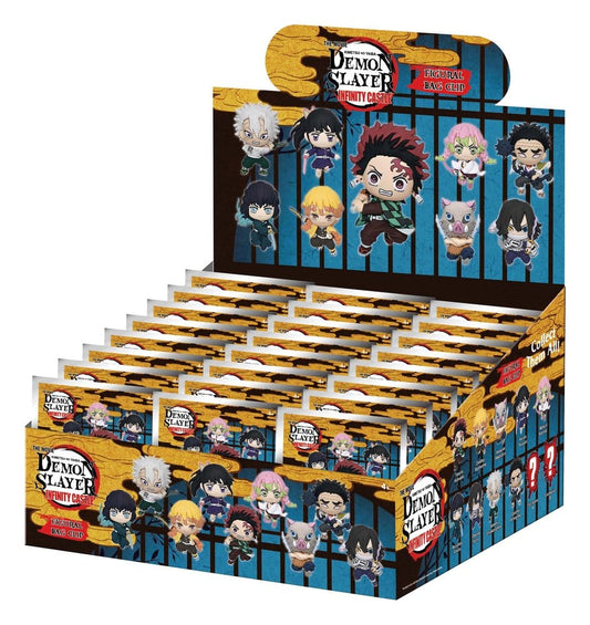 Monogram Int. Demon Slayer 3D Foam Bag Clips Infinity Castle Serie 1 Display (24) | Makochan