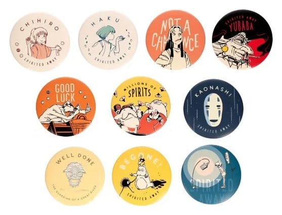 Movic Spirited Away Pins Chihiro Anniversary 6 cm Blind Box Assortment (10) | Makochan